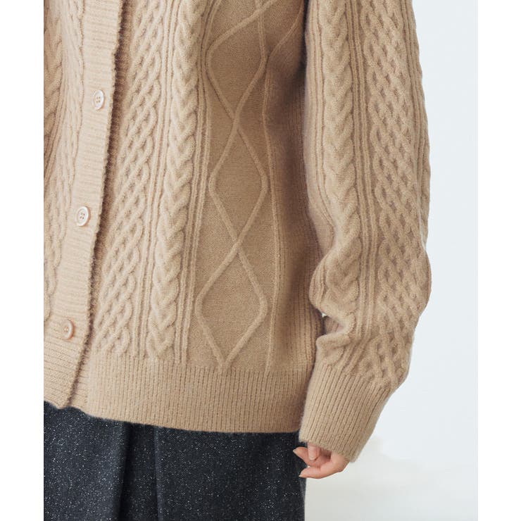 3wayケーブル編みカーディガン | SAISON DE PAPILLON  | 詳細画像38 