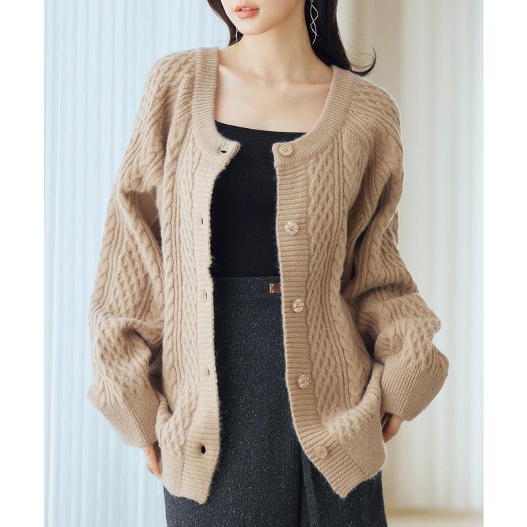 3wayケーブル編みカーディガン | SAISON DE PAPILLON  | 詳細画像28 