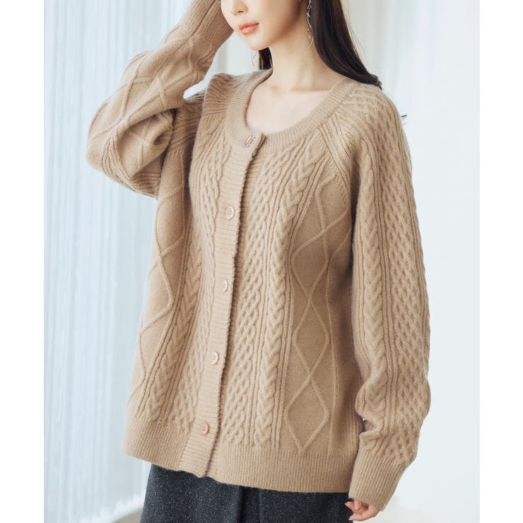 3wayケーブル編みカーディガン | SAISON DE PAPILLON  | 詳細画像29 