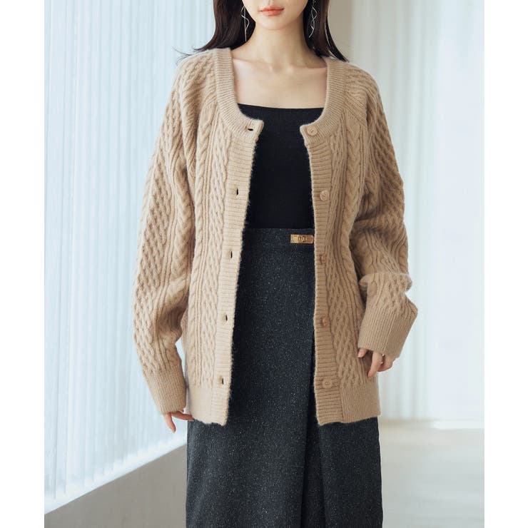 3wayケーブル編みカーディガン | SAISON DE PAPILLON  | 詳細画像32 