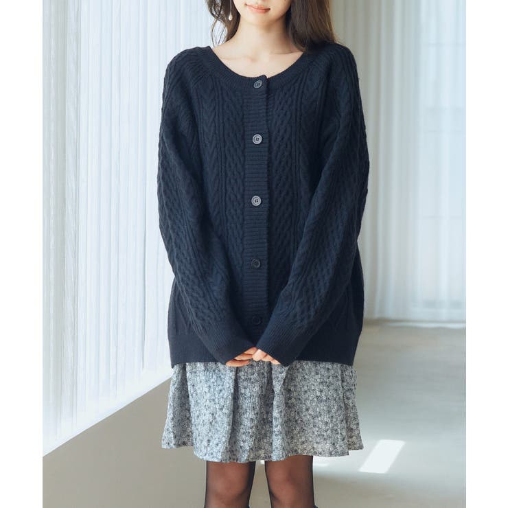 3wayケーブル編みカーディガン | SAISON DE PAPILLON  | 詳細画像14 