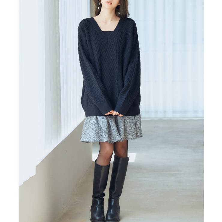 3wayケーブル編みカーディガン | SAISON DE PAPILLON  | 詳細画像6 