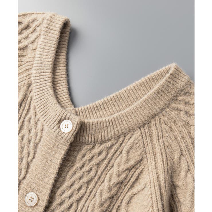 3wayケーブル編みカーディガン | SAISON DE PAPILLON  | 詳細画像42 