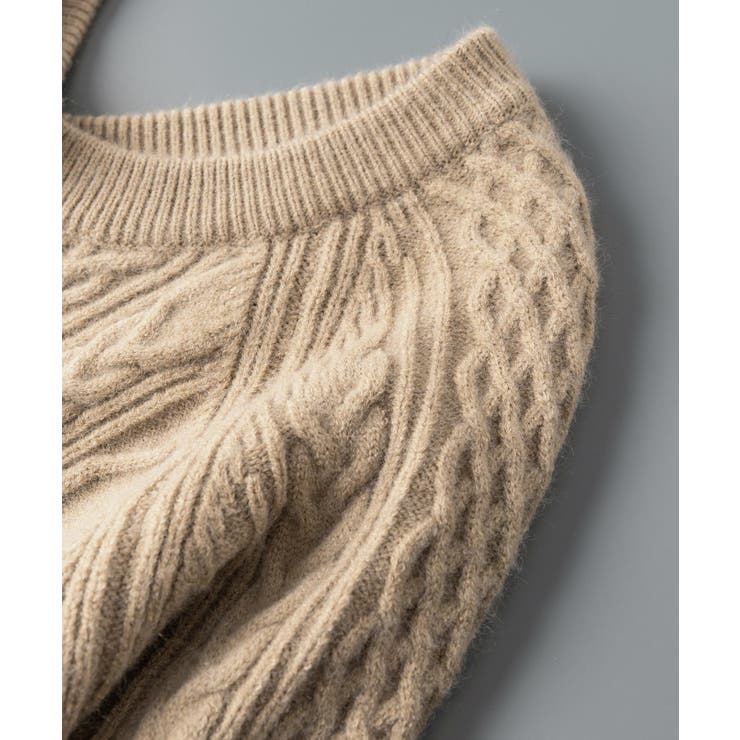 3wayケーブル編みカーディガン | SAISON DE PAPILLON  | 詳細画像44 