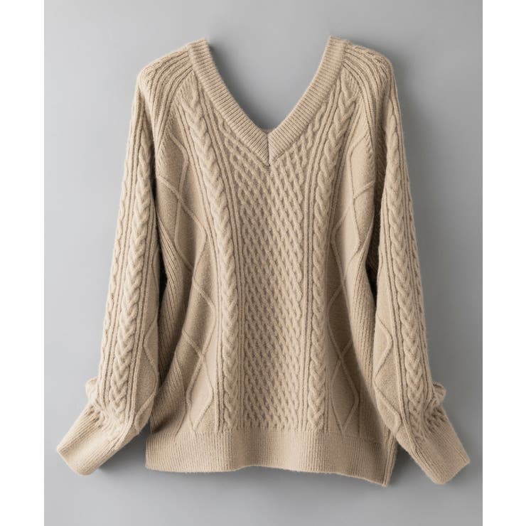 3wayケーブル編みカーディガン | SAISON DE PAPILLON  | 詳細画像39 