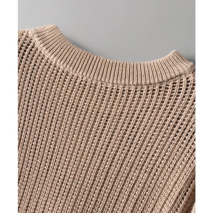 透かし編みモチーフニットプルオーバー | SAISON DE PAPILLON  | 詳細画像21 