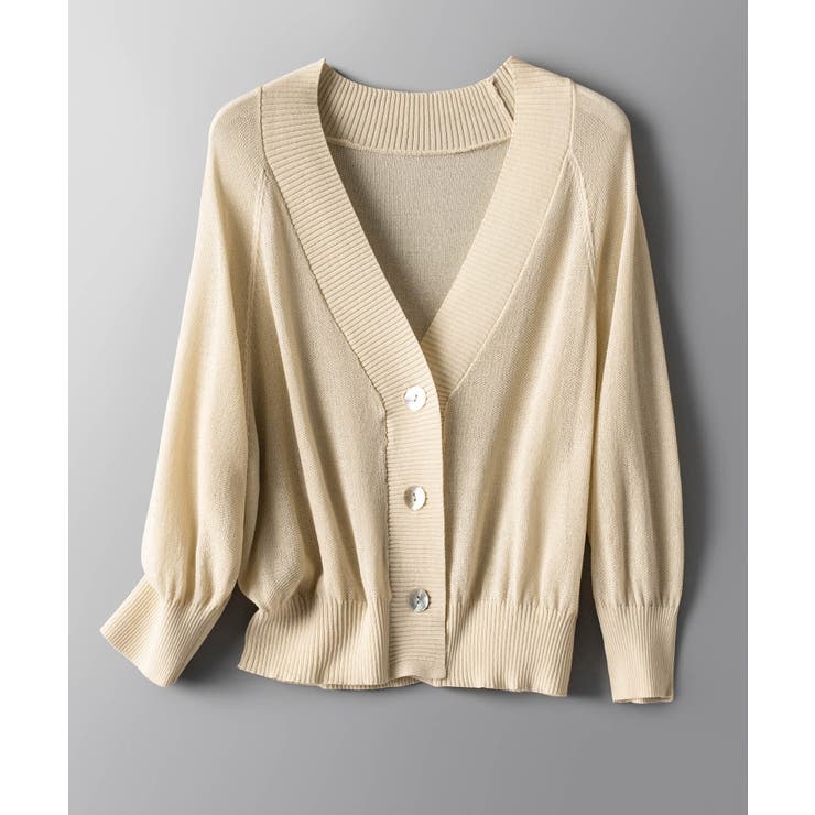 ラグランスリーブVネックカーディガン | SAISON DE PAPILLON  | 詳細画像42 