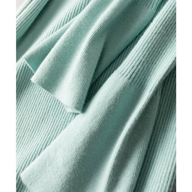 リブ編みポロネックニットプルオーバー | SAISON DE PAPILLON  | 詳細画像30 