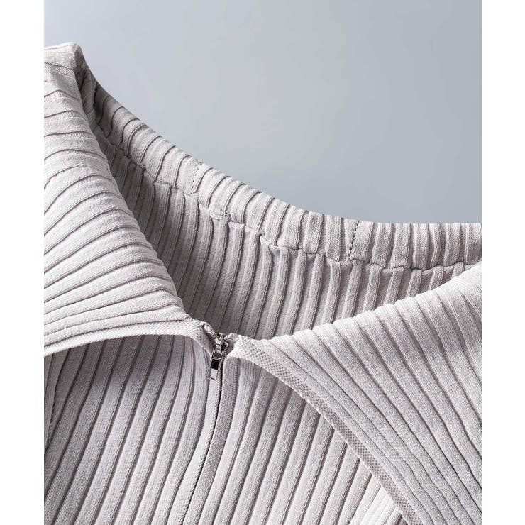 ダブルジップオフショルダーニット | SAISON DE PAPILLON  | 詳細画像34 