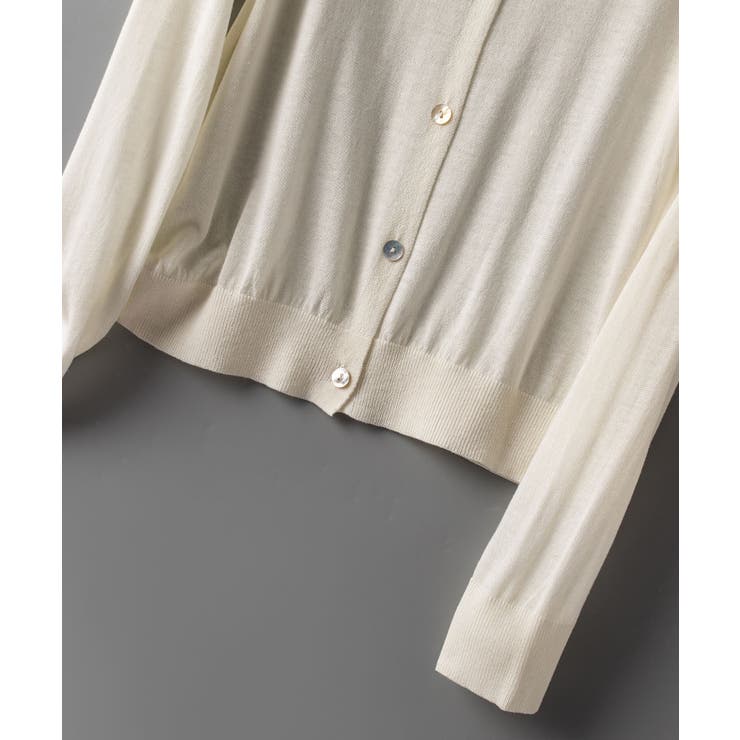 冷房・紫外線対策ニットカーディガン | SAISON DE PAPILLON  | 詳細画像24 