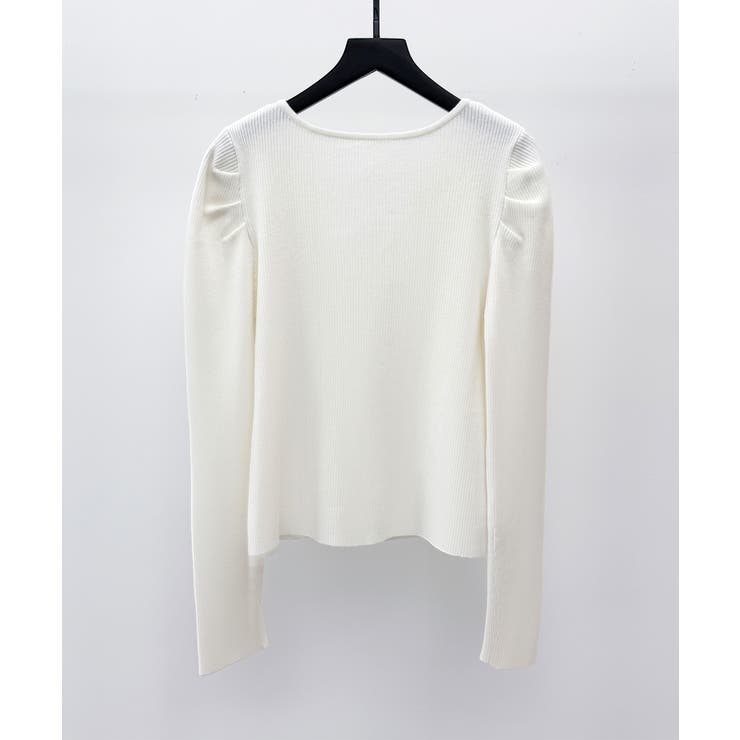 レイヤード風リブ編みニットトップス | SAISON DE PAPILLON  | 詳細画像38 