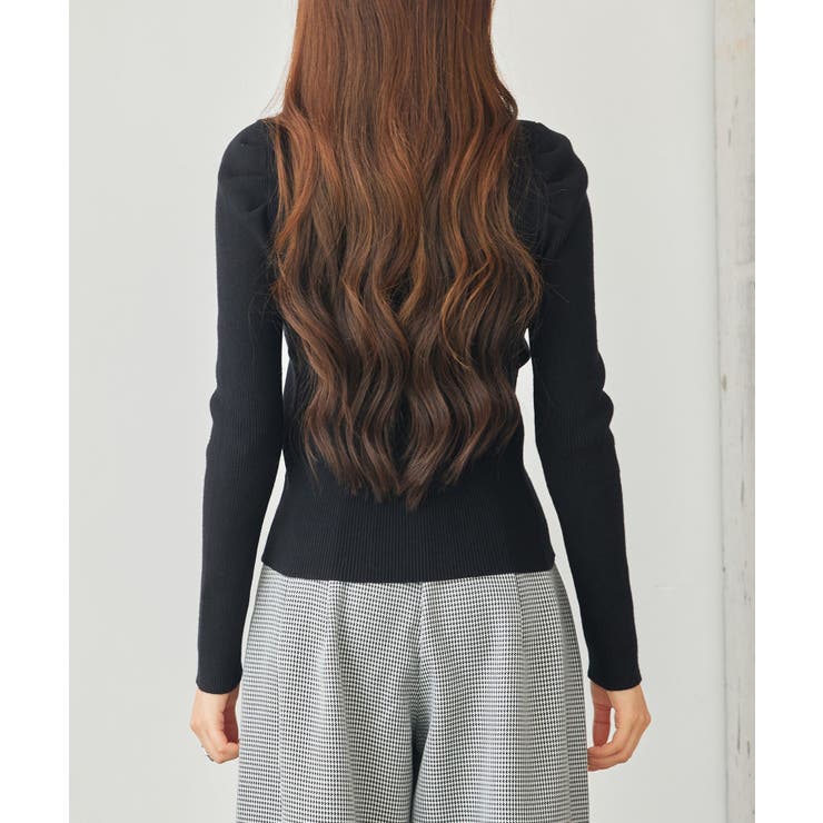 レイヤード風リブ編みニットトップス | SAISON DE PAPILLON  | 詳細画像13 