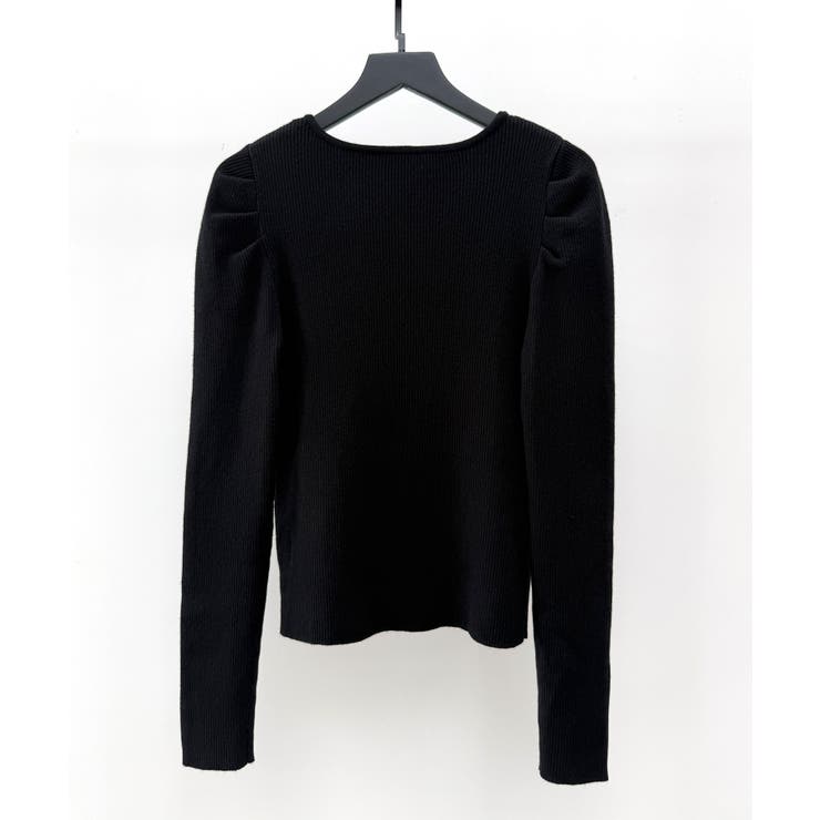 レイヤード風リブ編みニットトップス | SAISON DE PAPILLON  | 詳細画像20 