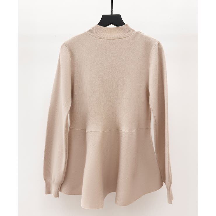 モックネックペプラムニットトップス | SAISON DE PAPILLON  | 詳細画像35 