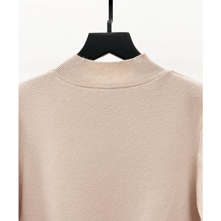 モックネックペプラムニットトップス | SAISON DE PAPILLON  | 詳細画像37 