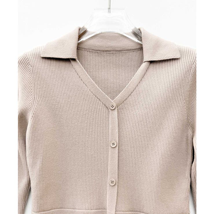 スキッパー・カラーペプラムニットトッブス | SAISON DE PAPILLON  | 詳細画像26 