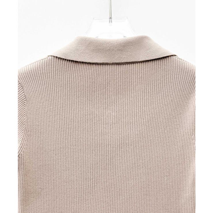 スキッパー・カラーペプラムニットトッブス | SAISON DE PAPILLON  | 詳細画像28 