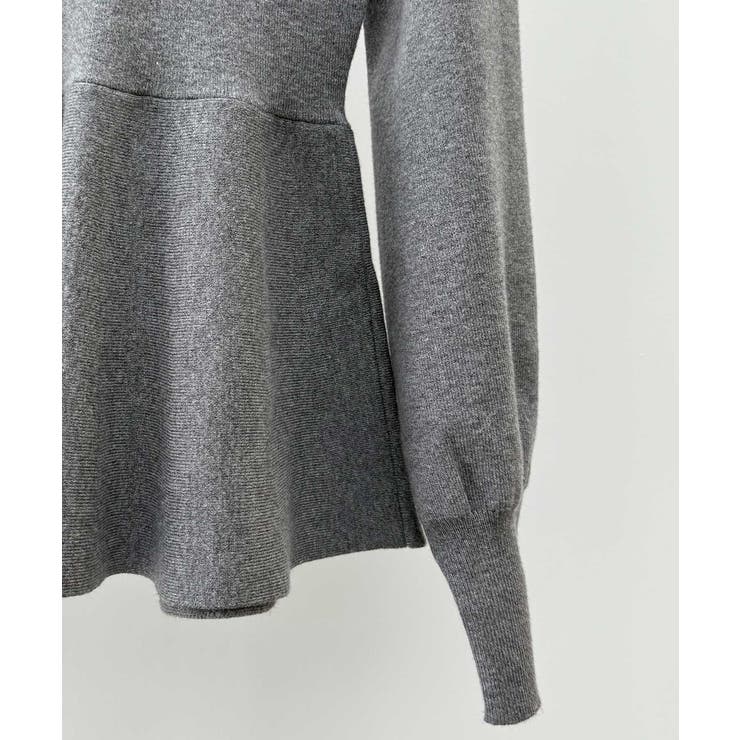 パール付きニットペプラムプルオーバー | SAISON DE PAPILLON  | 詳細画像31 