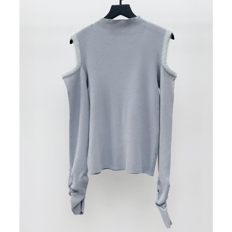 カットアウェイ・ショルダーボトルネックリブニット | SAISON DE PAPILLON  | 詳細画像35 