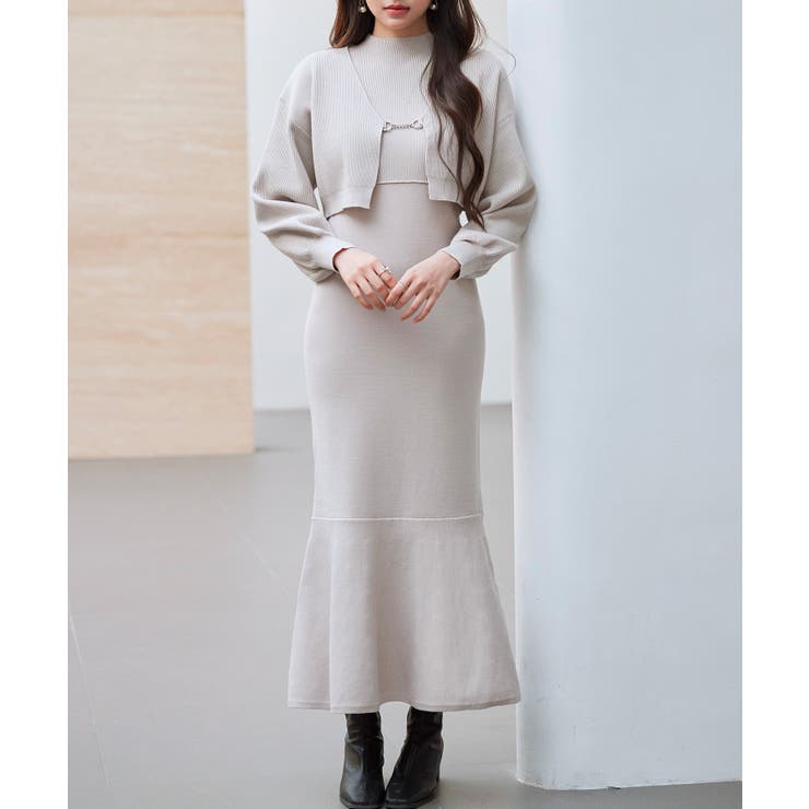 アンサンブル・マーメイドニットワンピース | SAISON DE PAPILLON  | 詳細画像3 