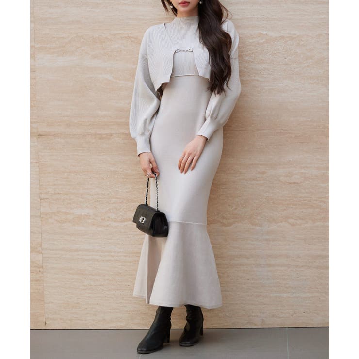 アンサンブル・マーメイドニットワンピース | SAISON DE PAPILLON  | 詳細画像8 