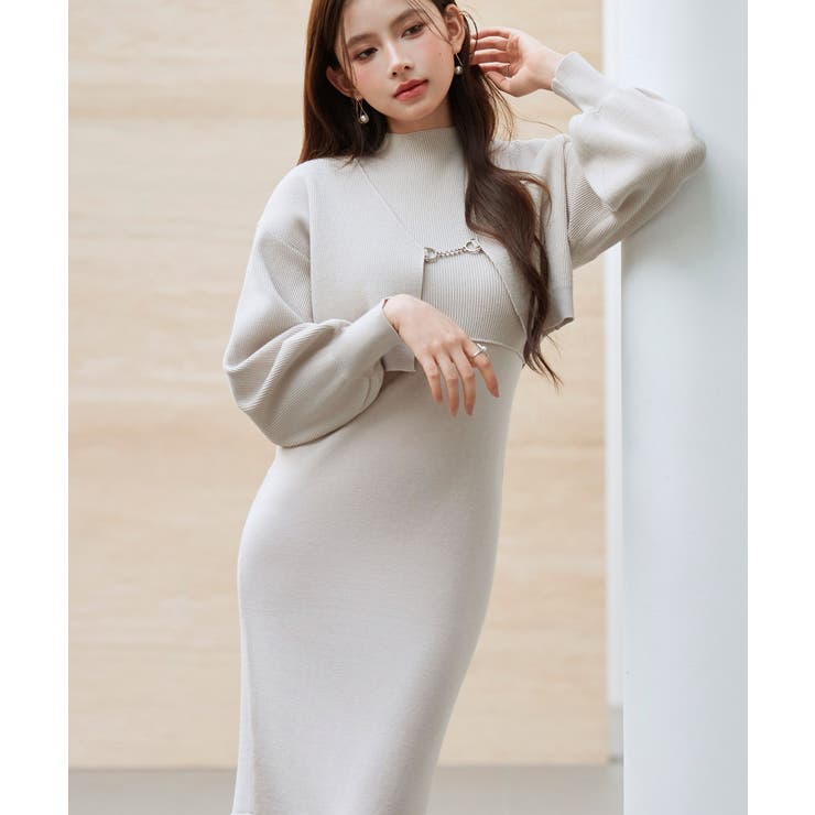 アンサンブル・マーメイドニットワンピース | SAISON DE PAPILLON  | 詳細画像10 