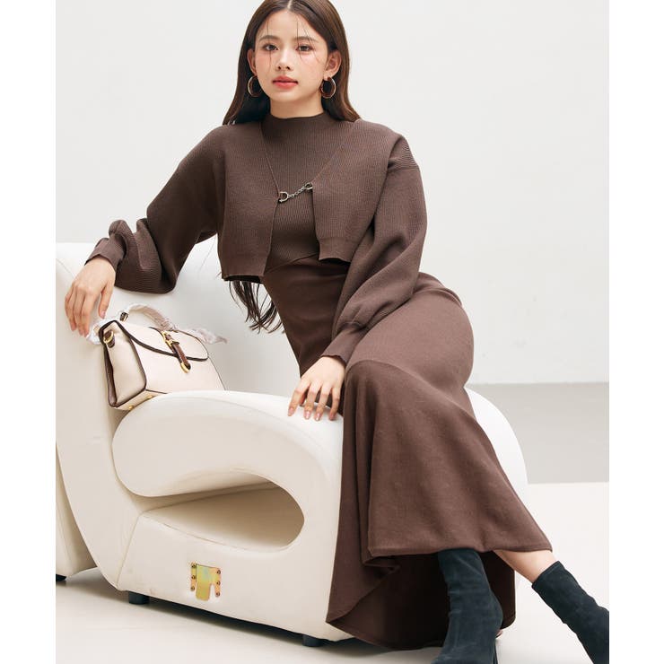 アンサンブル・マーメイドニットワンピース | SAISON DE PAPILLON  | 詳細画像18 