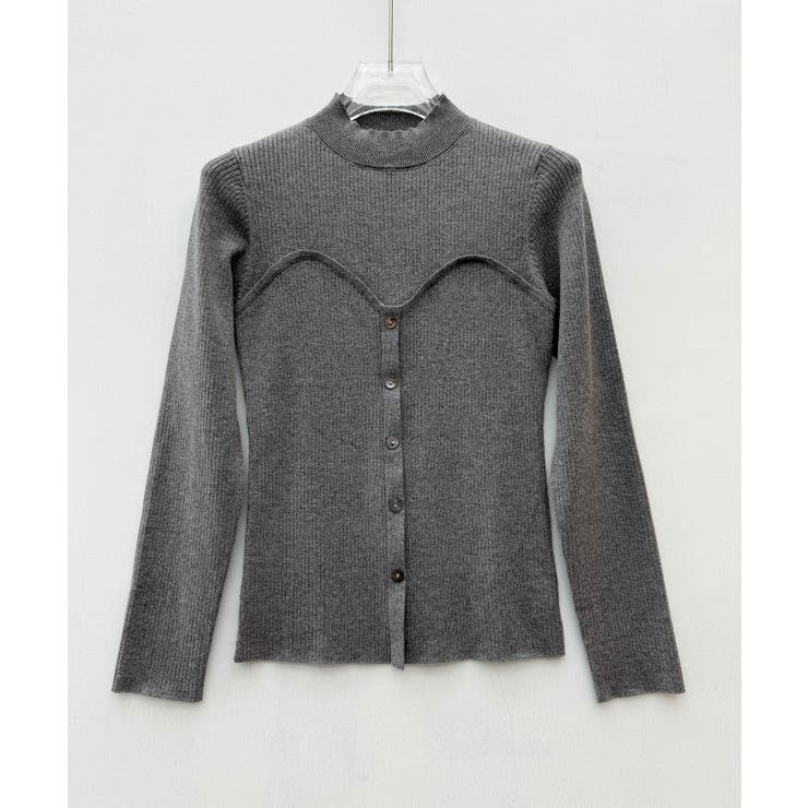 ビスチェ風リブ編みニットトップス | SAISON DE PAPILLON  | 詳細画像29 