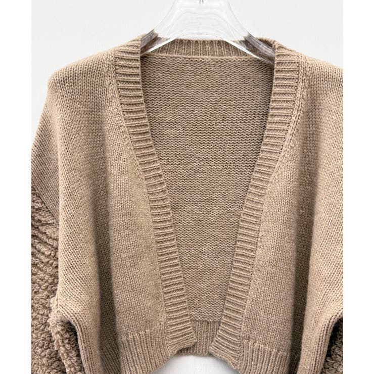 ショート丈ボリュームニットカーディガン  | SAISON DE PAPILLON  | 詳細画像20 