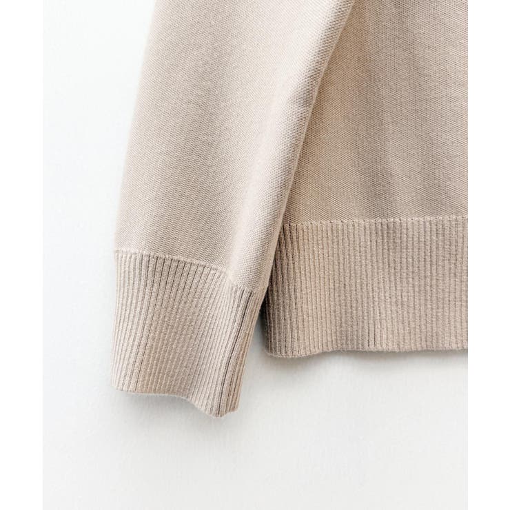ハトメ釦Vネック長袖ニットカーディガン | SAISON DE PAPILLON  | 詳細画像21 