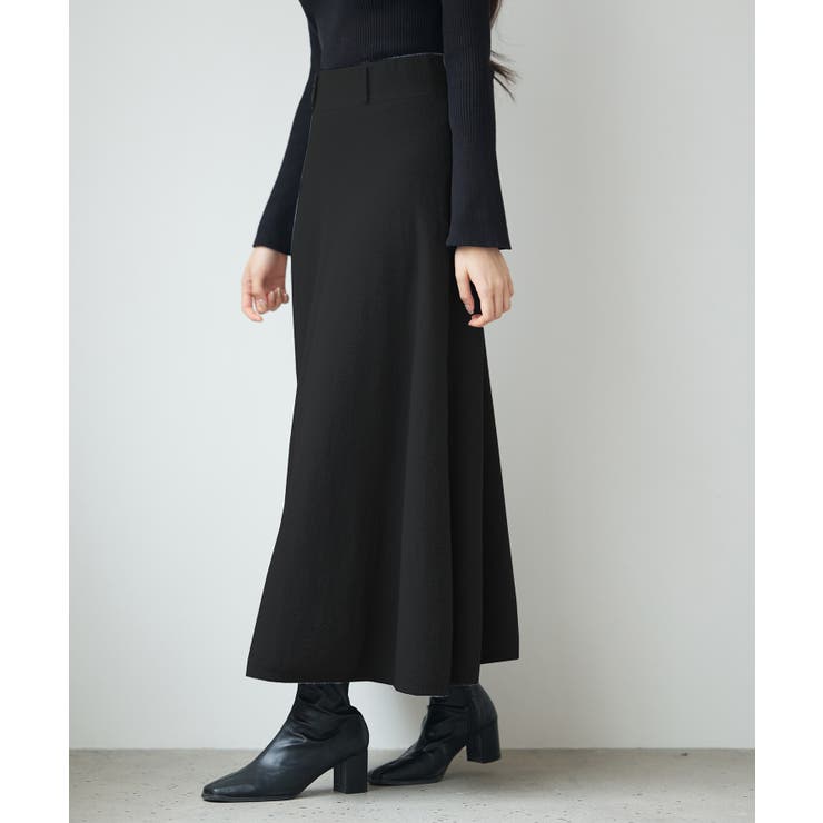 ベーシックレーヨン混ニットフレアスカート | SAISON DE PAPILLON  | 詳細画像11 