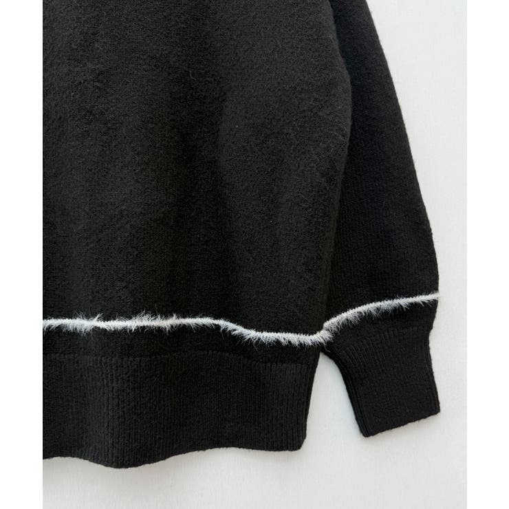 配色ラインロングニットカーディガン | SAISON DE PAPILLON  | 詳細画像17 