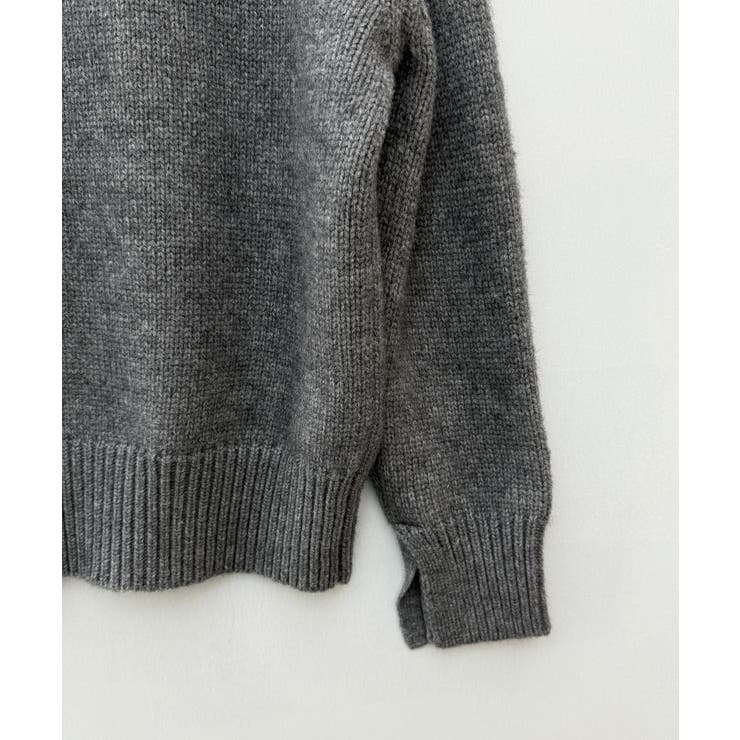 ニットオープンフアスナーブルゾン/セーター | SAISON DE PAPILLON  | 詳細画像23 