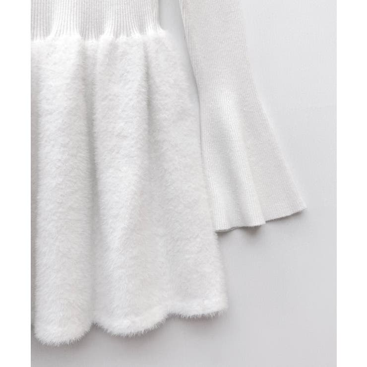 スポンディッシュ ボリューム ぺプラムニット | SAISON DE PAPILLON  | 詳細画像21 