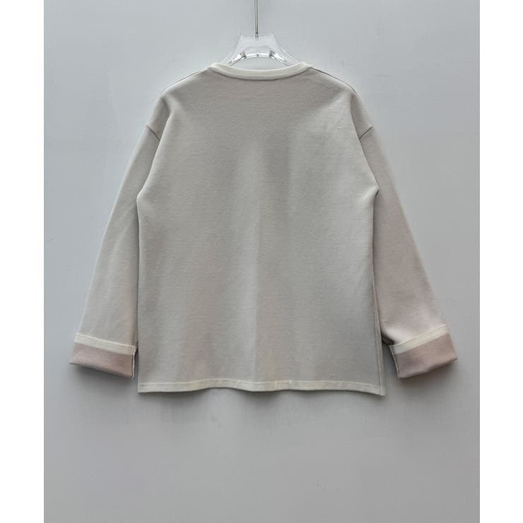 表裏配色ジャカード編みカーディガン | SAISON DE PAPILLON  | 詳細画像31 