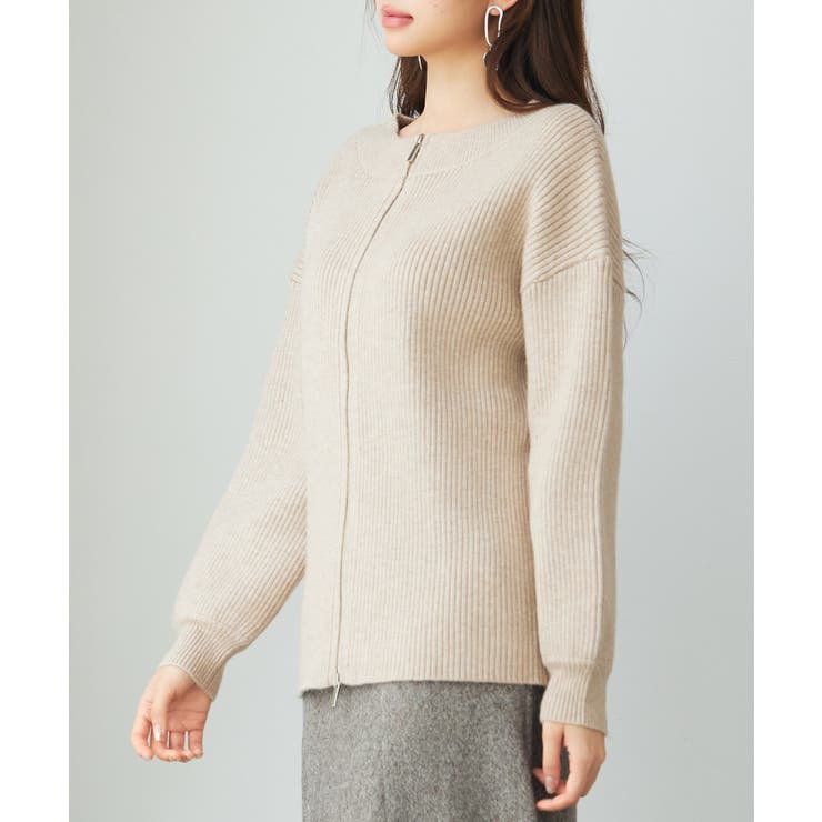 ３WAYダブルジップニットカーディガン | SAISON DE PAPILLON  | 詳細画像5 