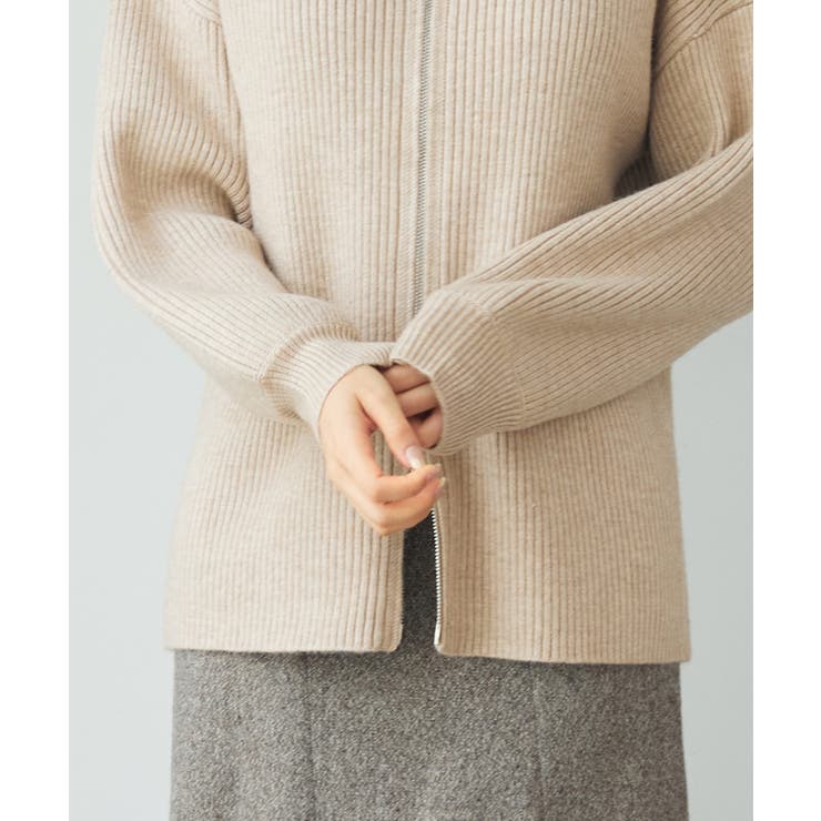 ３WAYダブルジップニットカーディガン | SAISON DE PAPILLON  | 詳細画像10 