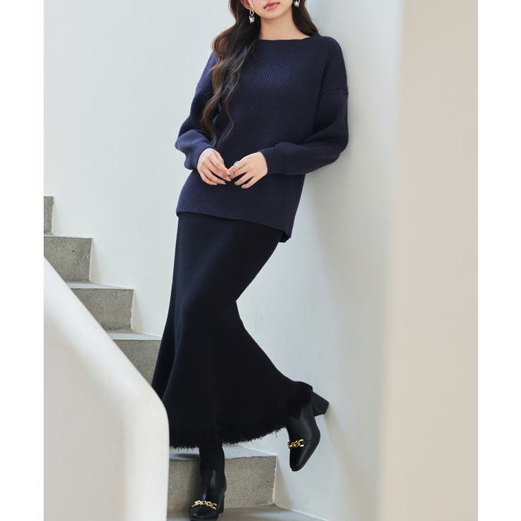 ３WAYダブルジップニットカーディガン | SAISON DE PAPILLON  | 詳細画像34 