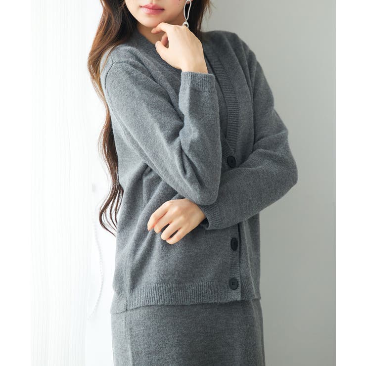 ワンピーとカーディのニットセットアップ/アンサンブル | SAISON DE PAPILLON  | 詳細画像42 