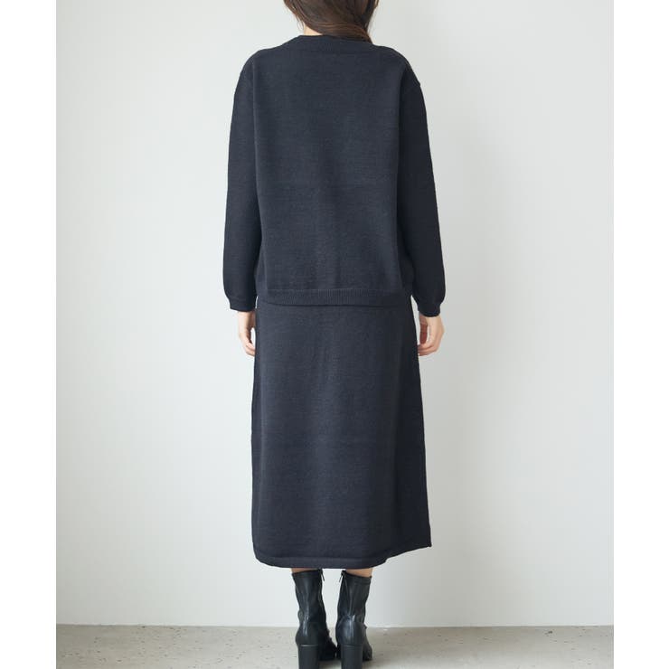 ワンピーとカーディのニットセットアップ/アンサンブル | SAISON DE PAPILLON  | 詳細画像4 