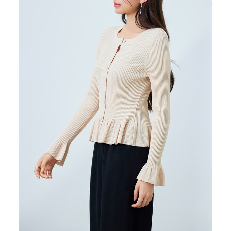 2wayフレア袖口ニットカーディガン | SAISON DE PAPILLON  | 詳細画像11 