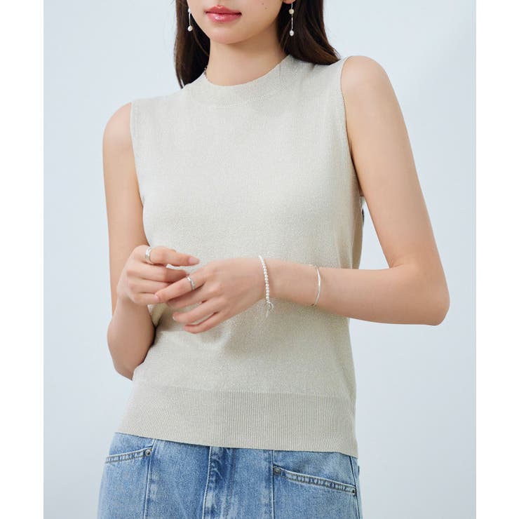 上品なラメー入りニットアンサンプル | SAISON DE PAPILLON  | 詳細画像26 