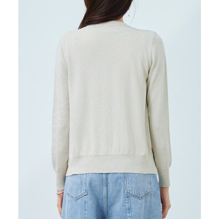 上品なラメー入りニットアンサンプル | SAISON DE PAPILLON  | 詳細画像21 