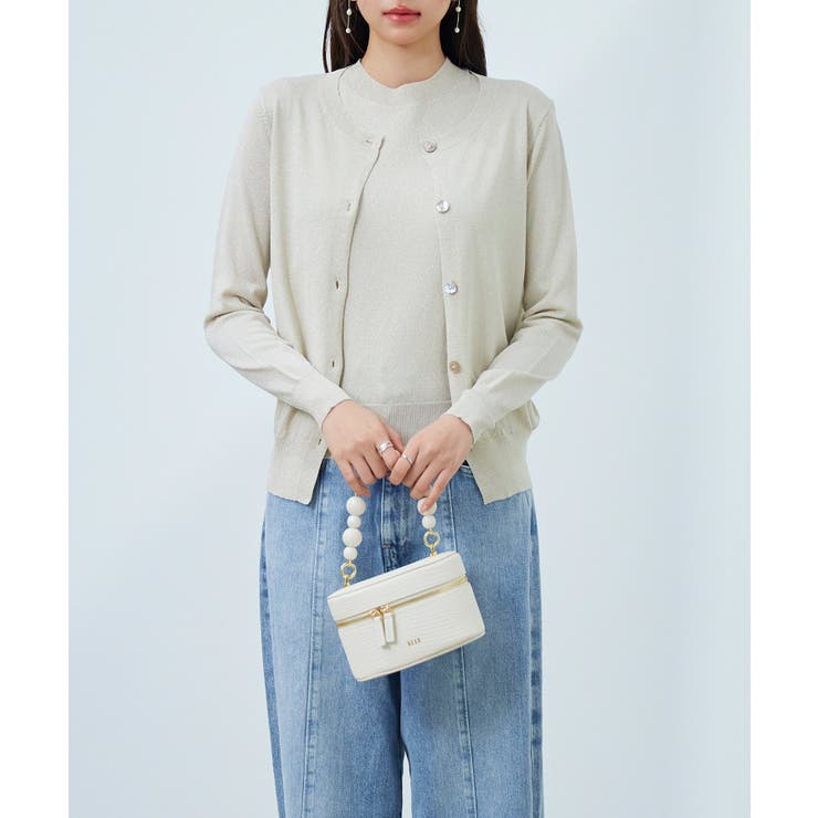 上品なラメー入りニットアンサンプル | SAISON DE PAPILLON  | 詳細画像22 