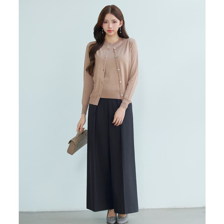 上品なラメー入りニットアンサンプル | SAISON DE PAPILLON  | 詳細画像31 