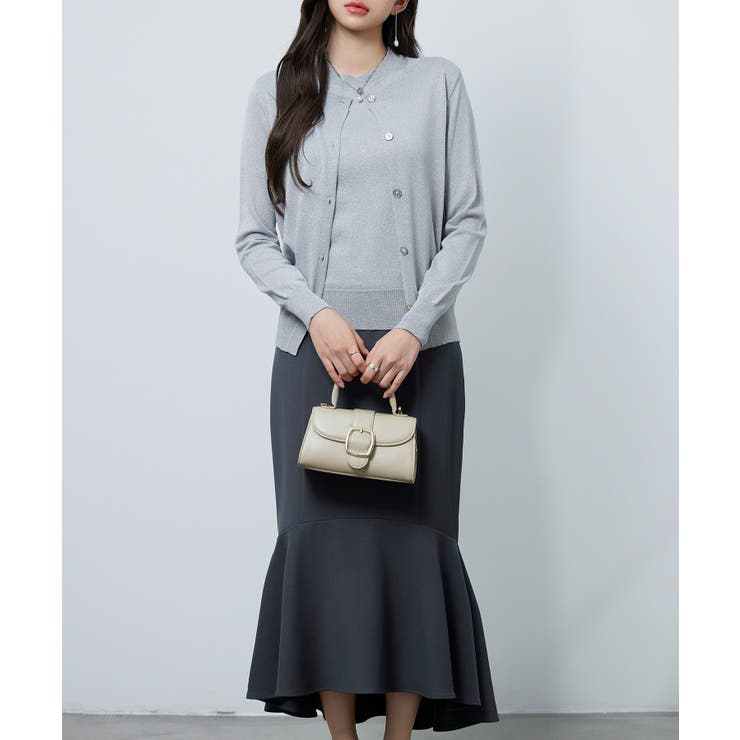 上品なラメー入りニットアンサンプル | SAISON DE PAPILLON  | 詳細画像8 