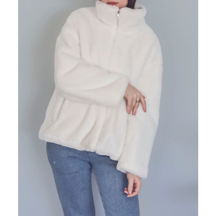 モコモコフェイクファーコート[品番：DSSW0004623]｜SAISON DE 