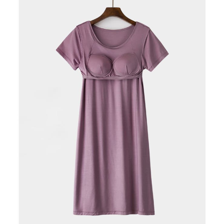 カップ付き楽ちんワンピースパジャマ | SAISON DE PAPILLON  | 詳細画像14 