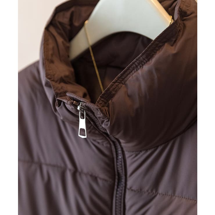 スタンドカラーボリューム中綿ベスト | SAISON DE PAPILLON  | 詳細画像15 