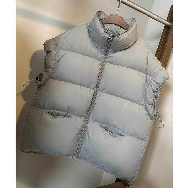 スタンドカラーボリューム中綿ベスト | SAISON DE PAPILLON  | 詳細画像9 